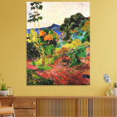 Gauguin - Martinique Landscape Canvas Afdruk (Insitu (Woonkamer))