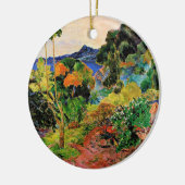 Gauguin - Martinique Landschap, beroemd schilderij Keramisch Ornament (Links)