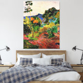 Gauguin - Martinique Landschap, Canvas Afdruk