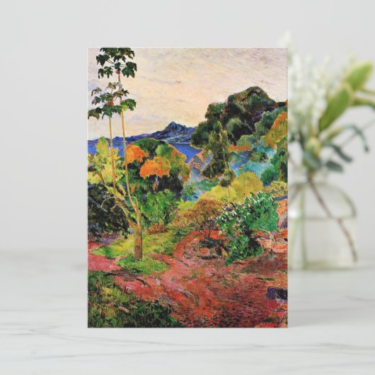 Gauguin - Martinique Landschap Kaart (Staand voorkant)