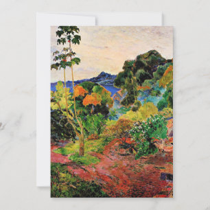 Gauguin - Martinique Landschap Kaart