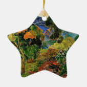 Gauguin - Martinique Landschap Keramisch Ornament (Achterkant)