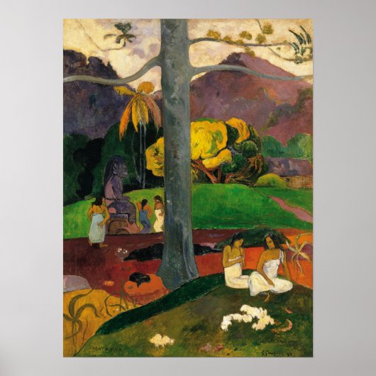 Gauguin - Mata Mua (in de Olden Times) 1892 Poster (Voorkant)