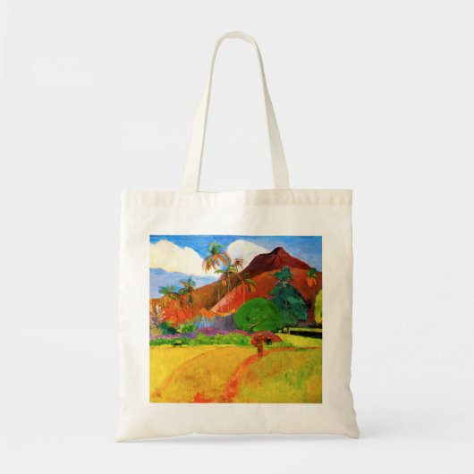 Gauguin Mountains in Tahiti Canvas tas (Voorkant)