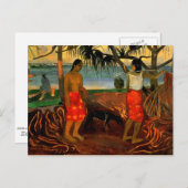 Gauguin - onder de Pandanus-boom Briefkaart (Voorkant / Achterkant)