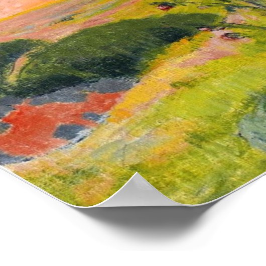 Gauguin - Over The Sea 1889 Poster (Hoek)