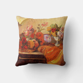 Gauguin - potten en boeketten, kussen