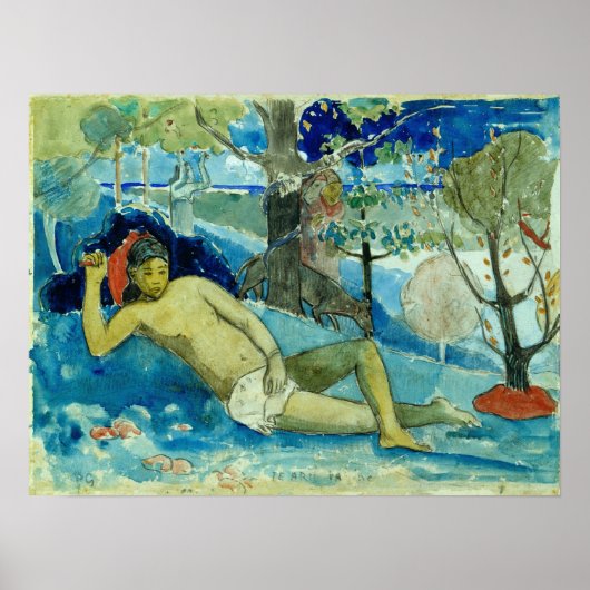 Gauguin - Queen of Beauty (Noble Queen) 1896 Poster (Voorkant)