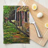 Gauguin - Road in Tahiti, 1891 Theedoek (Quarter Fold)