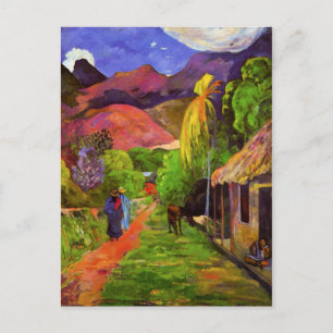 Gauguin Road in Tahiti Briefkaart