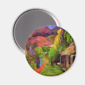 Gauguin Road in Tahiti Magnet (Voorkant / Achterkant)