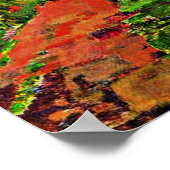 Gauguin - Road in Tahiti Poster (Hoek)