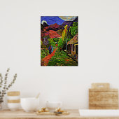 Gauguin - Road in Tahiti Poster (Keuken)