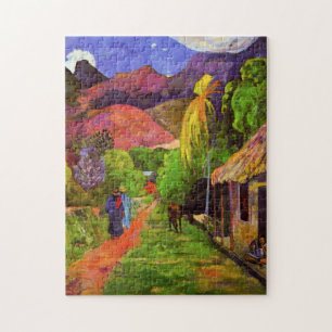 Gauguin Road in Tahiti Puzzle Legpuzzel