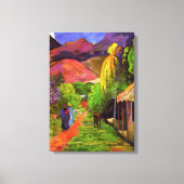 Gauguin Road tot Tahiti Canvas Wrap (Voorkant)