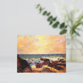 Gauguin - Rocks and Zee, 1886, schilderij, Kaart (Staand voorkant)