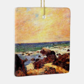 Gauguin - Rotsen en Zee, 1886, schilderkunst Keramisch Ornament (Rechts)