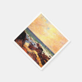 Gauguin - Rotsen en Zee, 1886, schilderkunst Servet (Hoek)