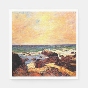 Gauguin - Rotsen en Zee, fijne kunst, Servet