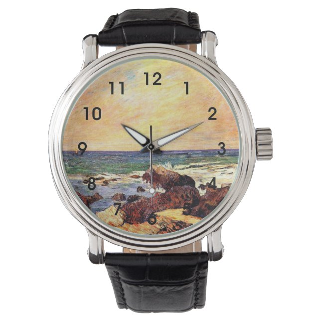 Gauguin - Rotsen en Zee, Horloge (Voorkant)