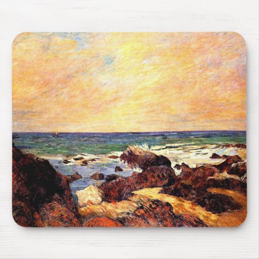 Gauguin - Rotsen en Zee, Muismat (Voorkant)