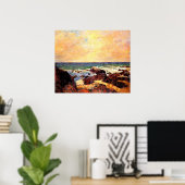 Gauguin - Rotsen en Zee, Poster (Thuiskantoor)