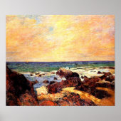 Gauguin - Rotsen en Zee, Poster (Voorkant)