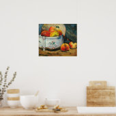 Gauguin - Stilleven met perziken Poster (Keuken)