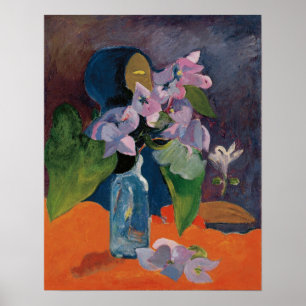 Gauguin - stilstaand leven met bloemen 1892 poster