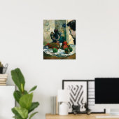 Gauguin - stilstand met profiel van de 1886 Laval Poster (Thuiskantoor)