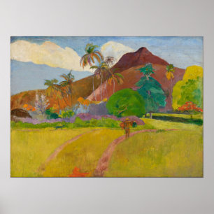 Gauguin - Tahitiaans Landschap 1891 Poster