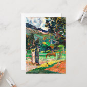 Gauguin - Tahitian Landscape, 1892 Kaart (Voorkant / Achterkant in situ)