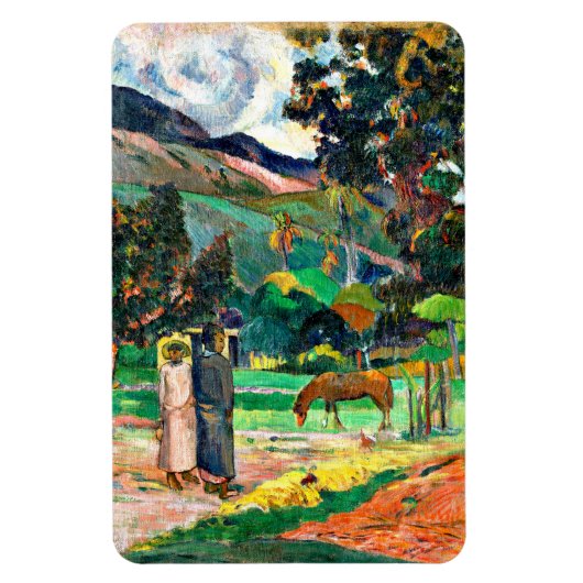 Gauguin - Tahitian Landscape, 1892 Magneet (Verticaal)