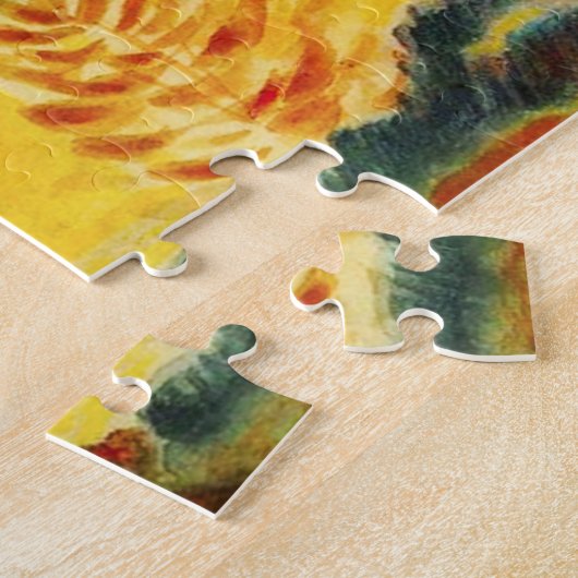 Gauguin Tahitian Landscape Puzzle Legpuzzel (Zijkant)