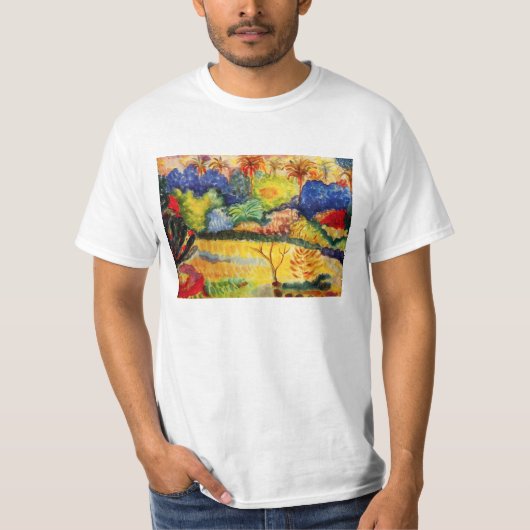 Gauguin Tahitian Landscape T-shirt (Voorkant)