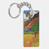 Gauguin - Tahitian Mountains Sleutelhanger (Voorkant Links)