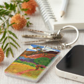 Gauguin - Tahitian Mountains Sleutelhanger (Voorkant Rechts)