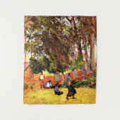 Gauguin - Tahitian Village, Wandkleed (Voorkant)