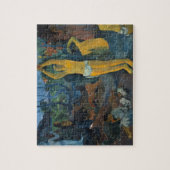 Gauguin Tahitian Vrouwen waar komen we vandaan? Legpuzzel (Verticaal)