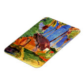 Gauguin - Thatched Hut onder de Palmen Magneet (Linkerzijde)