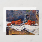 Gauguin - Tomaten en een Pewter Tankard op een taf Briefkaart (Voorkant / Achterkant)