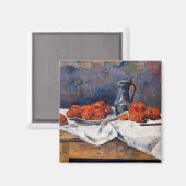 Gauguin - Tomaten en een Pewter Tankard op een taf Magneet (Voorkant / Achterkant)