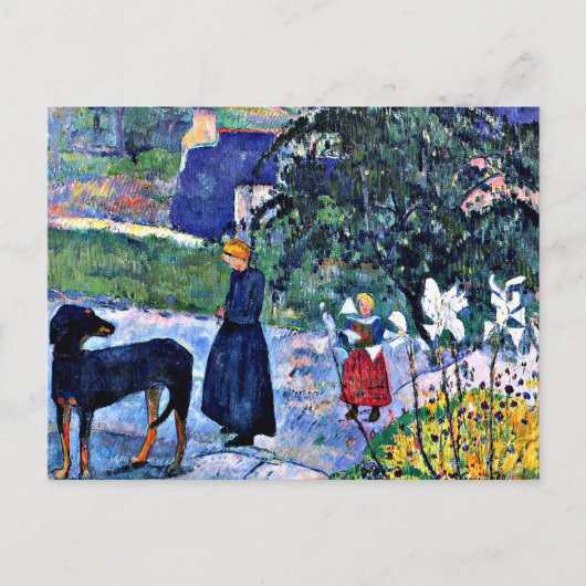 Gauguin - Tussen de Lilies Briefkaart (Voorkant)