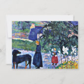 Gauguin - Tussen de Lilies Kaart (Voorkant)