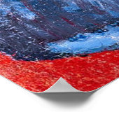 Gauguin - Vrouw met een bloem, portret schilderij Poster (Hoek)