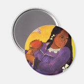 Gauguin vrouw met een mango magneet (Voorkant / Achterkant)