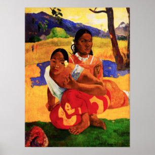 Gauguin wanneer je getrouwd Poster wordt