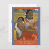 Gauguin Wanneer trouw je met Briefkaart CC0694 (Voorkant / Achterkant)