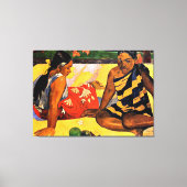 Gauguin - Wat is er nieuw? Canvas Afdruk (Voorkant)