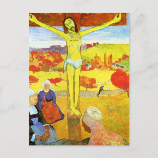 Gauguin Yellow Christus Briefkaart (Voorkant)